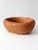 Late 20th Century Vintage Woven Bamboo Basket Bowl With Rounded Sides For Sale - Image 5 of 14