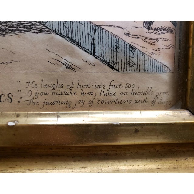 English Circa 1813 English Thomas Tegg Hand-Colored Engraving in Period Frame For Sale - Image 3 of 5