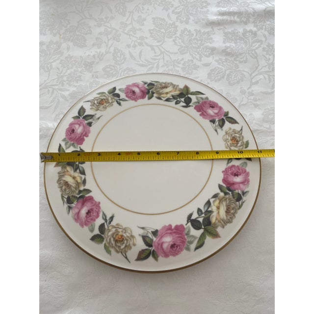 Royal Worcester Royal Garden Elgar Cake/Gateau Plate & Server- 2 Pieces Vintage Excellent Mint Condition For Sale In Denver - Image 6 of 11