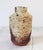 Mid-Century Modern 1970's Textured Brown & Beige Studio Art Pottery Vase For Sale - Image 3 of 9