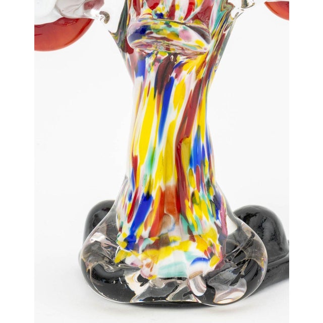 Murano Art Glass Clown Sculptures, 2 For Sale - Image 15 of 17