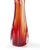 Vintage Orange Glass Vase with Wavy Mouth, Northern Europe, 1970s For Sale - Image 3 of 5
