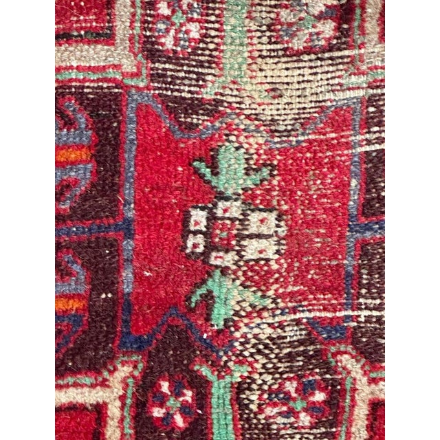 1950s Vintage Distressed Rustic Hamadan Rug, 1950s For Sale - Image 5 of 18