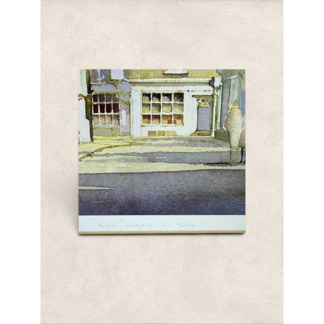 1970s Vintage English Low Petergate, York. Limited Edition Print Signed by 'Kw Burton' For Sale - Image 5 of 6