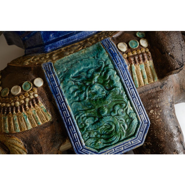 Pair Elephant Garden Seats Rare Large For Sale - Image 15 of 15