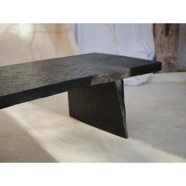 Early 21st Century Burnt Oak Coffee Table by Atelier bloam For Sale - Image 5 of 9