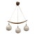 Luxus Sweden Model 512 Bananen Triple Pendant For Sale