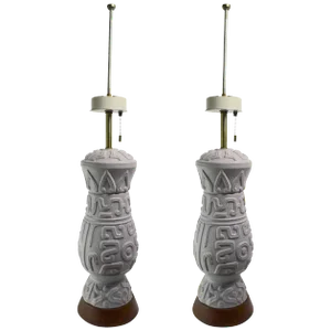 Ceramic Lamps by Thurston - a Pair