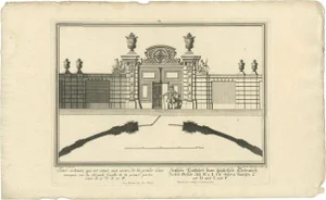 Wolff, Courtyard Gate, 1736, Paper