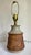 Brown 1970s Organic Modern Signed Studio Pottery Table Lamp For Sale - Image 8 of 10