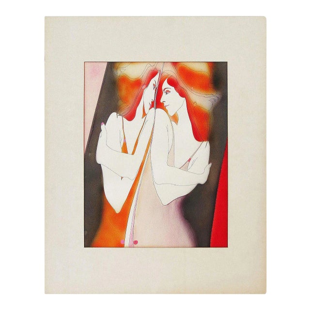 1970s John Luke Eastman "One Mind" Serigraph For Sale