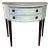 Demilune Mahogany Bow Front Console Table With Drawers For Sale