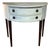 Mahogany Demilune Bow Front Console Table With Drawers For Sale