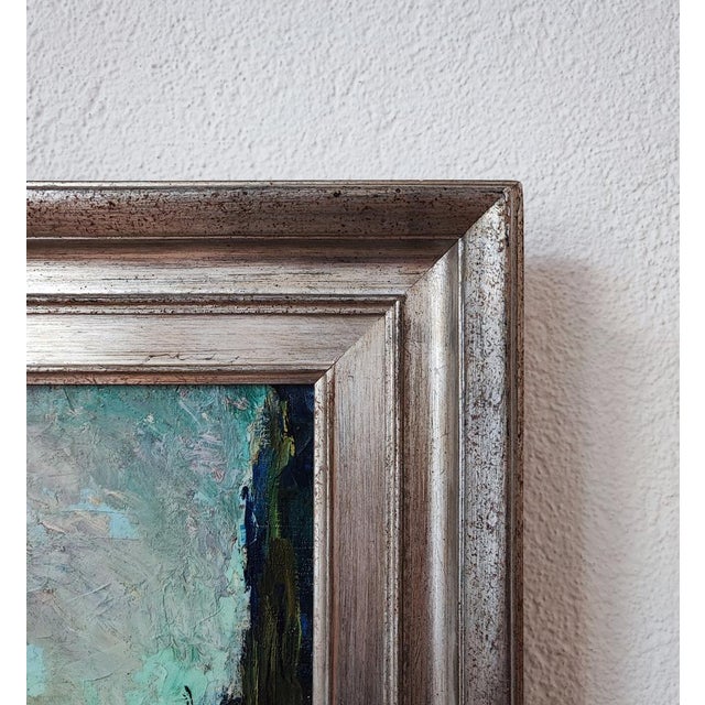 Laure Stella Bruni, Paysage aux cyprès, Oil on Canvas, Framed For Sale - Image 7 of 10