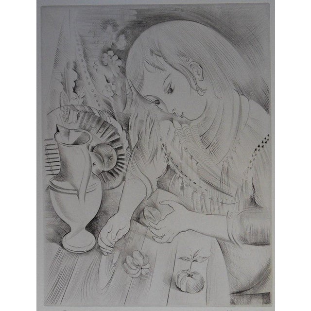 Mily Possoz, La jeune fille et la mandarine, Etching For Sale - Image 8 of 8