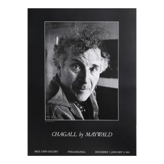 Chagall by Maywald at Paul Cava Gallery, Willy Maywald Poster For Sale