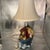 Religious Vintage Hand Painted Resin Noah’s Ark Lamp For Sale - Image 3 of 12