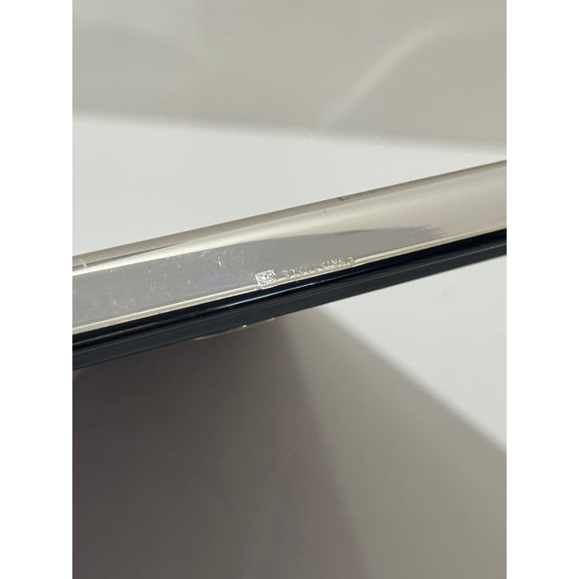 Contemporary Mid 20th Century Christofle Sterling Silver Frame – Minimalist Design For Sale - Image 3 of 5