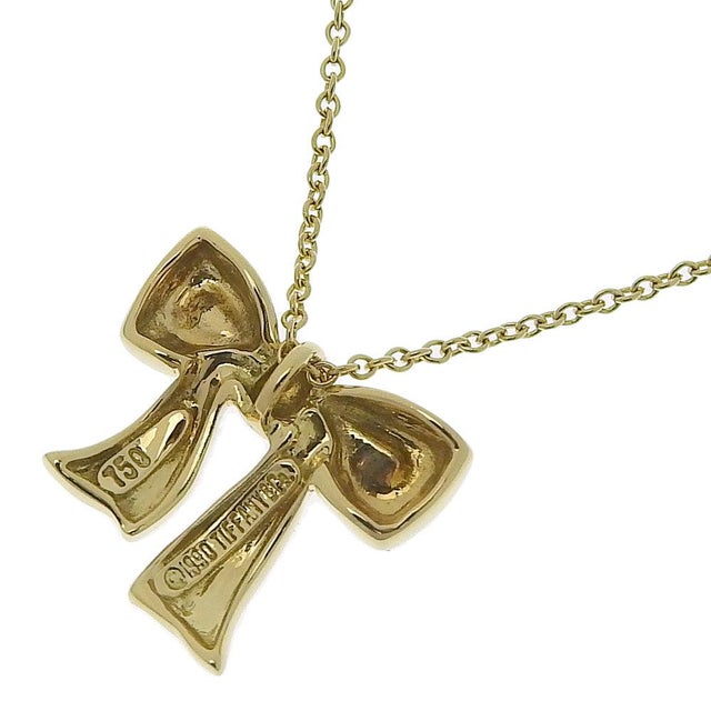 Tiffany & Co Ribbon Necklace | Chairish