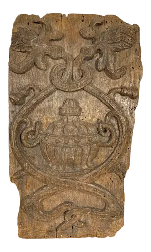 Renaissance Carved French Oak Panel