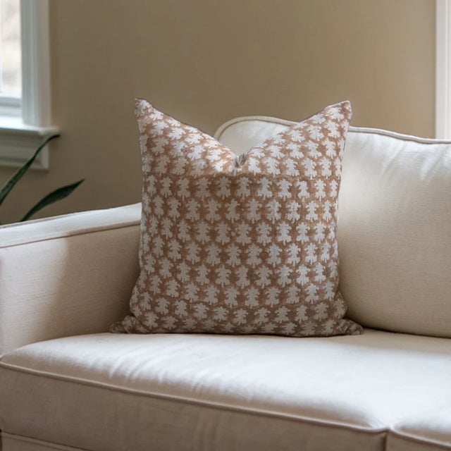 Bring a touch of handcrafted beauty to your home with this handmade block print cushion cover from Fabdivine. Made from...