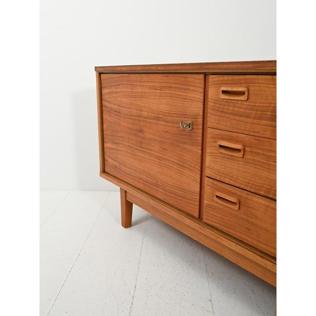 Vintage Walnut Sideboard, 1960s For Sale - Image 9 of 14