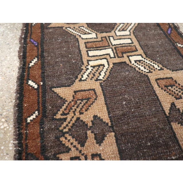 Tribal Galerie Shabab Collection Mid-20th Century Turkish Anatolian Throw Rug For Sale - Image 3 of 8