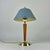Mid-Century Modern Swedish Walnut and Brass Table Lamp by Erik Tidstrand, 1940s For Sale - Image 3 of 18