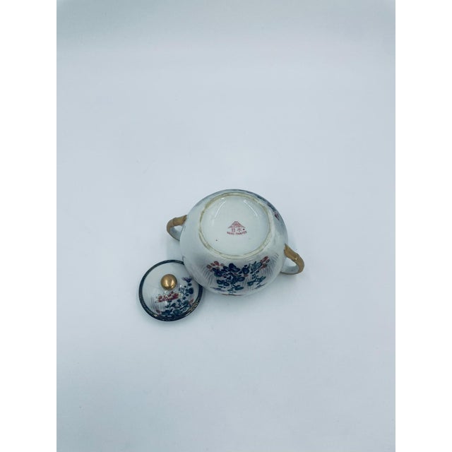 Porcelain Sugar Bowl Japan Kutania, 1975 For Sale - Image 9 of 12