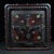 Brown Rosewood Birdcage With Gemstone Inlay and Ceramic Feeders For Sale - Image 8 of 9