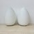 Vintage Egg-Shaped Opaline Glass Table Lamps, 1970s, Set of 2 For Sale - Image 18 of 18