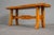 Wood Biedermeier Style Bench in Beech Wood, Early 20th Century For Sale - Image 7 of 14