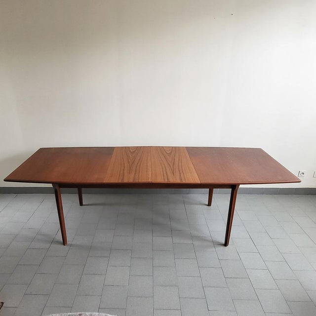Scandinavian Danish Dining Table in Teak, 1960s For Sale - Image 9 of 14