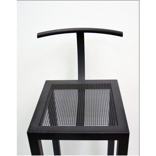 Black Saraphis Stool by Philippe Starck for Aleph, 1986 For Sale - Image 8 of 11