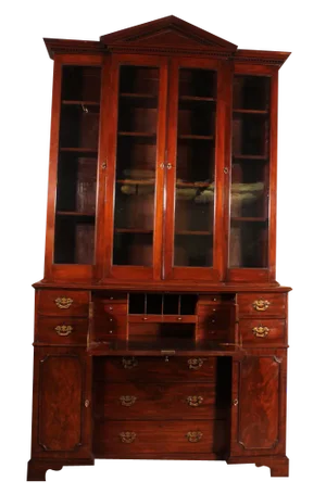 18th Century Mahogany Showcase Cabinet