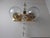 Silver Mid-Century Czech Brass and Glass Wall Sconce attributed to Kamenický Šenov, 1970s For Sale - Image 8 of 18