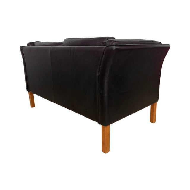 Mid-Century Modern Mid 20th Century Danish Leather Sofa by Hurup Møbler For Sale - Image 3 of 5