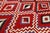 2020s Modern Navajo Style Wool Rug – Crimson & Violet Graphic Diamond Motif 9x12 For Sale - Image 5 of 12