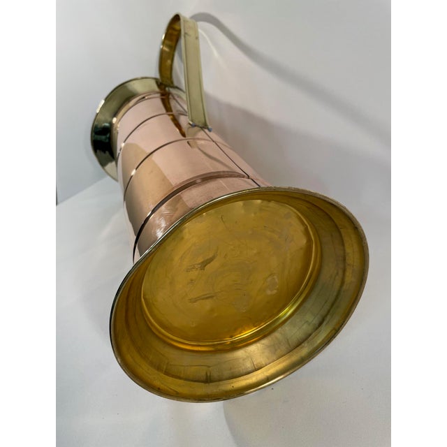 Vintage Mid Century 5 Kan Copper Coal Scuttle Umbrella Stand For Sale - Image 9 of 18