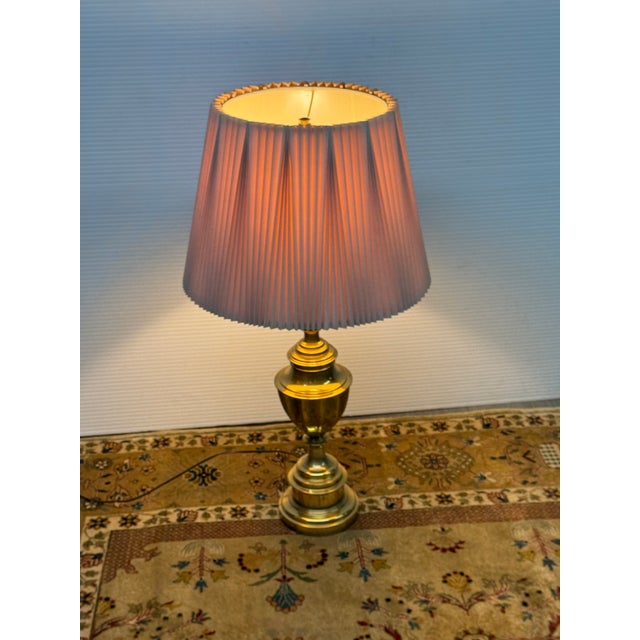 Stiffel Brass Table Lamp For Sale - Image 10 of 12