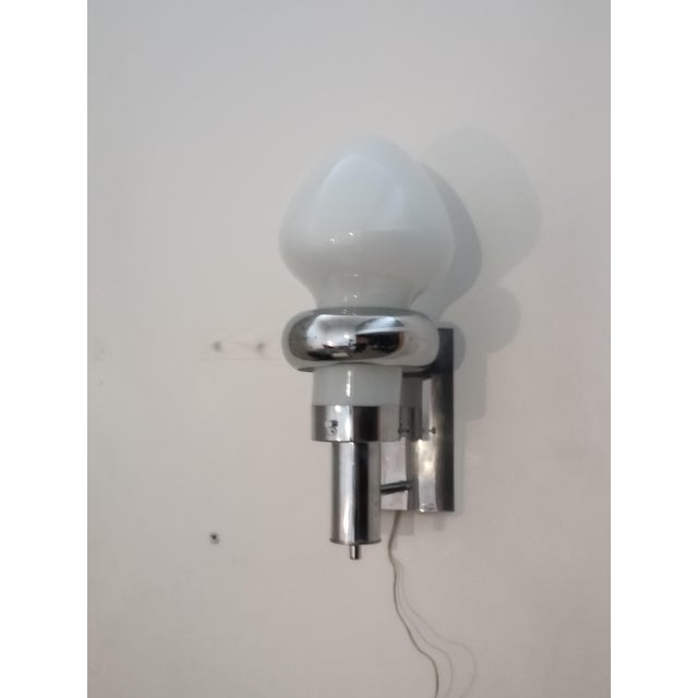 Vintage Space Age Wall Sconce, 1970s For Sale - Image 3 of 9
