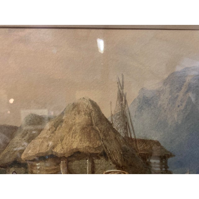 Eugène Bourgeois, The Capstan, 1800s, Watercolor, Framed For Sale - Image 10 of 14