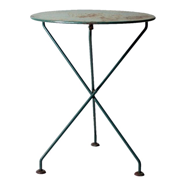 Antique French Iron Bistro Table Chairish