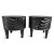 Black Black Wave Cake Side Table / Stool For Sale - Image 8 of 10