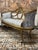 A beautifully carved French gilt wood settee, full of charm and classical detail. The frame features ornate floral and...