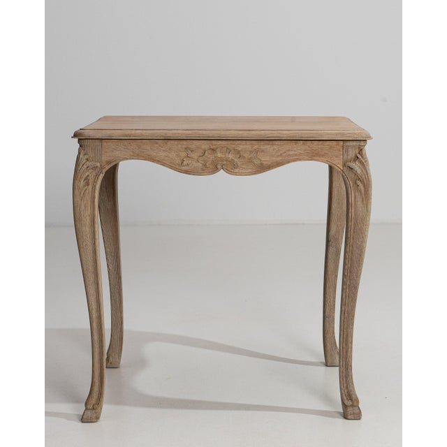 Early 20th Century Louis XV Side Table In Oak For Sale - Image 10 of 13