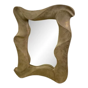 1980s David Marshall Sculptural Modernist Mirror