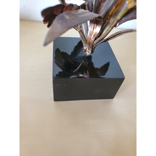 Metal Stunning Vintage Botanical Decor - Pair For Sale - Image 7 of 7