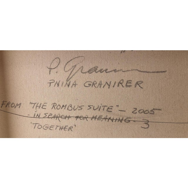 Contemporary Pnina Granirer, Together, Painting on Canvas For Sale - Image 3 of 5