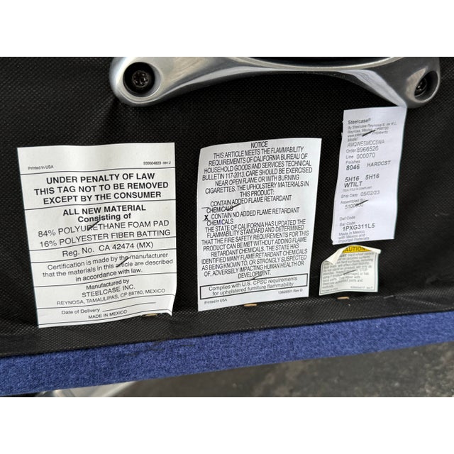 2020s Steelcase for West Elm Sterling Conference Office Chairs, Pair For Sale - Image 5 of 12